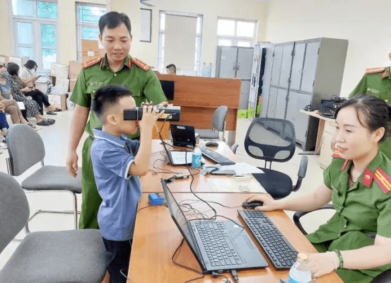 Căn cước sau khi điều chỉnh địa giới hành chính