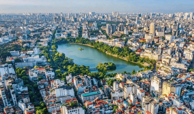 Một góc TP Hà Nội. (Ảnh: Vũ Minh Quân)