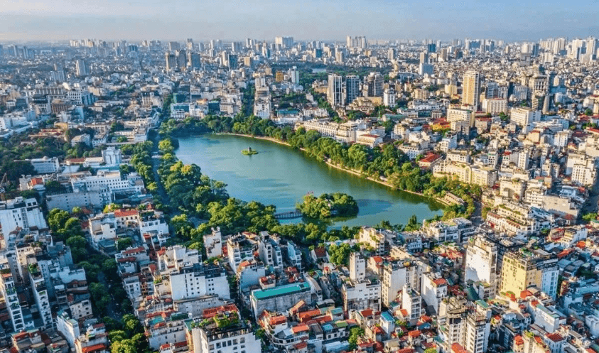 Một góc TP Hà Nội. (Ảnh: Vũ Minh Quân)