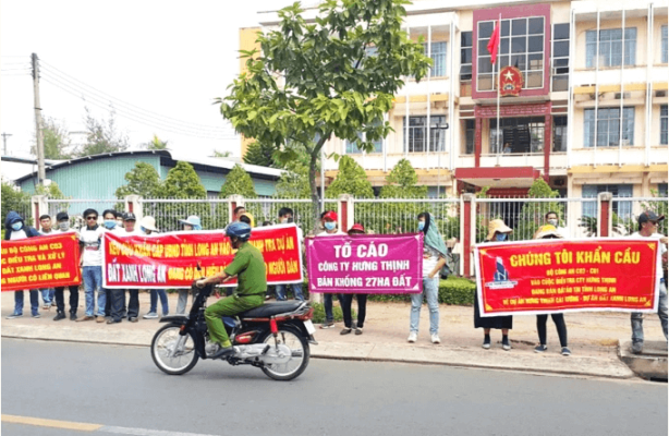 Các bị hại nhiều lần kêu cứu cơ quan điều tra về hành vi lừa đảo. Ảnh: Người dân cung cấp