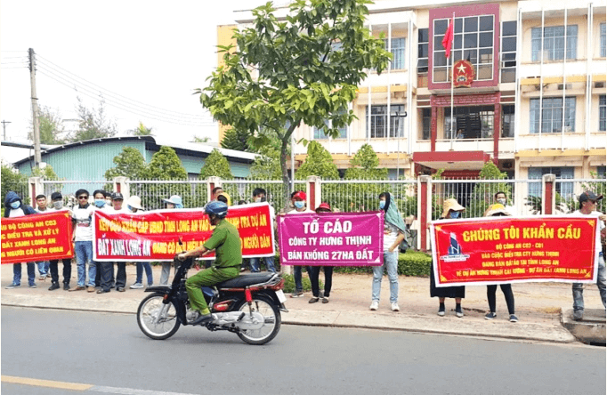 Các bị hại nhiều lần kêu cứu cơ quan điều tra về hành vi lừa đảo. Ảnh: Người dân cung cấp